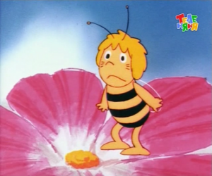 Puzzle Μάγια η Μέλισσα σε ένα λουλούδι